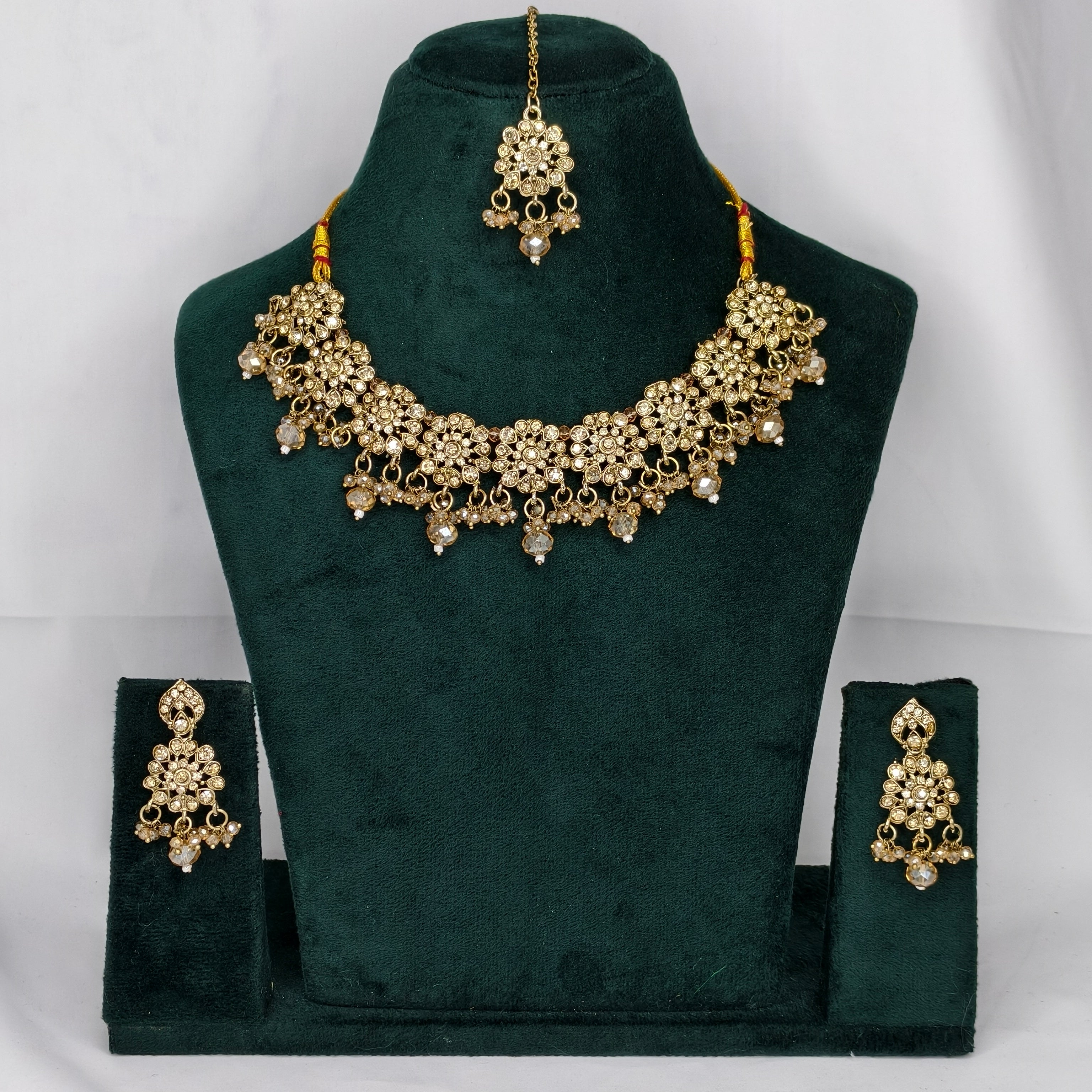 Shadow Stone Necklace Set