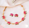 Lotus Necklace Set