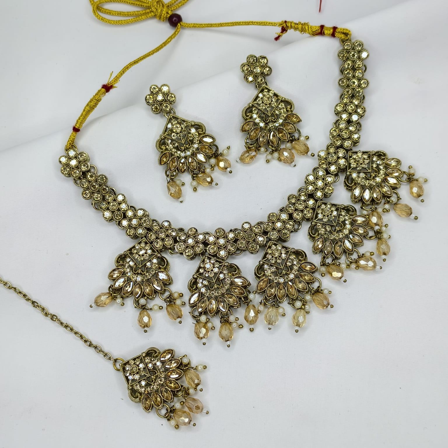Shadow Stone Necklace Set