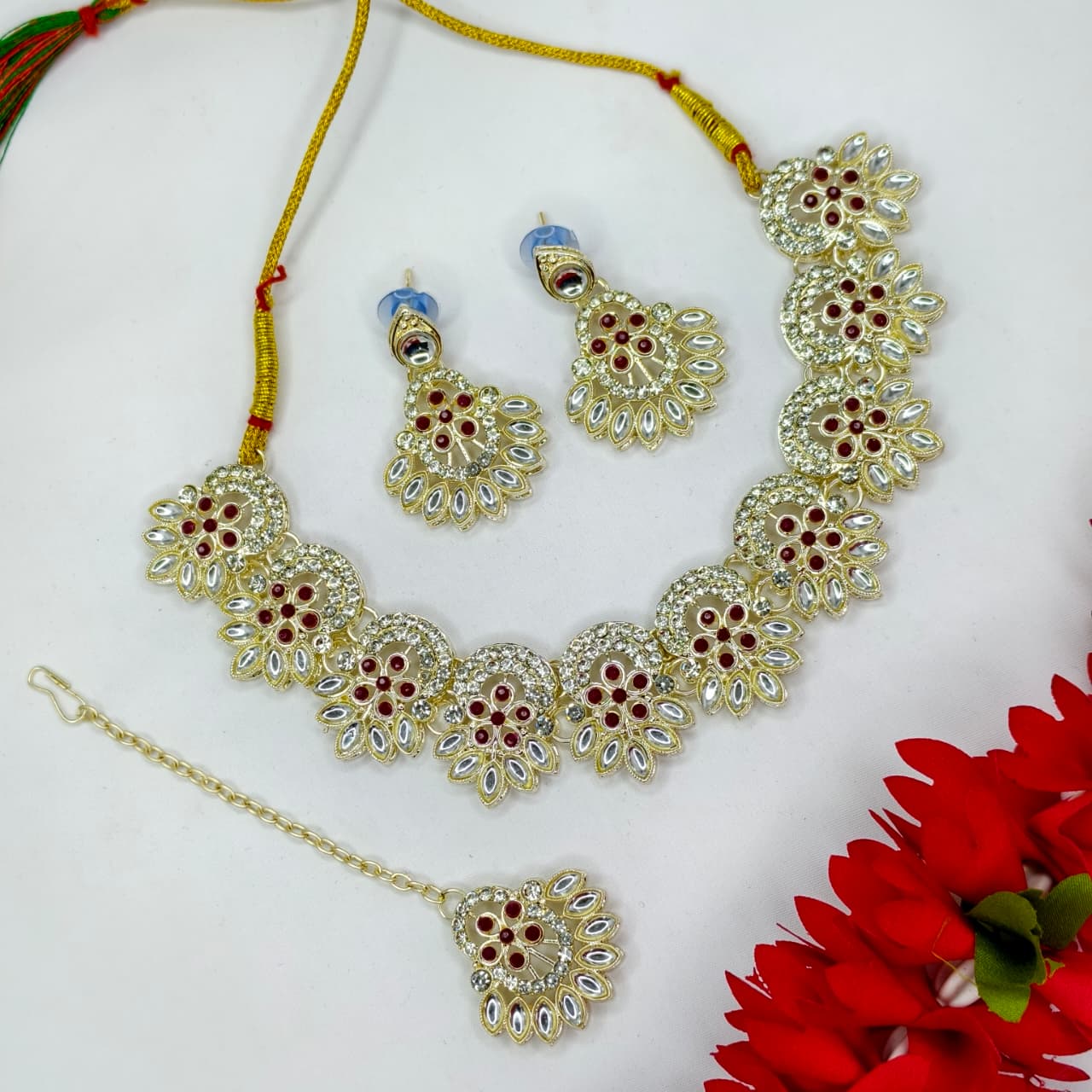 Rani Stone Necklace Set