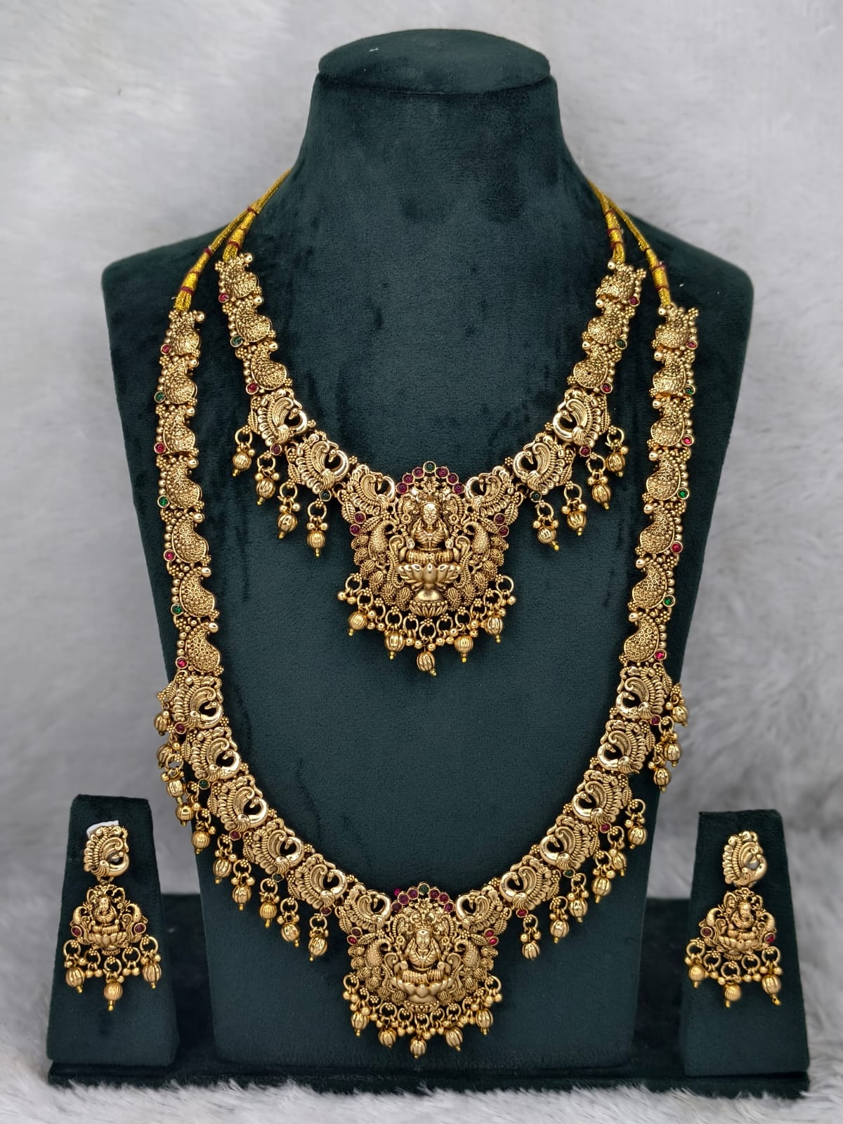 Combo Temple Jewellery Set