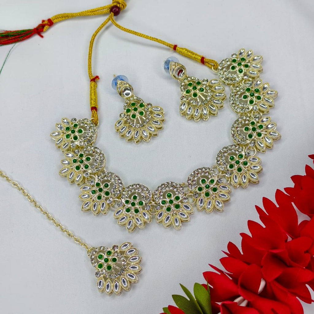 Rani Stone Necklace Set